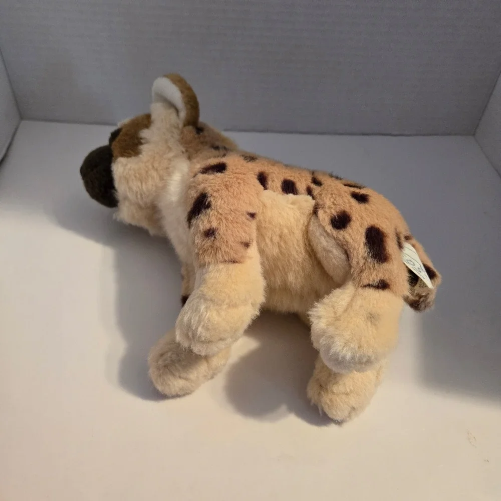 Rare SOS Save Our Space Plush 9" Baby Hyena Spotted Stuffed Animal Wild Dog - Picture 6 of 6
